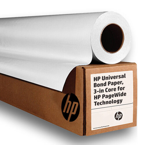 HP Bright White Inkjet Paper, 3-in Core – L4Z44A