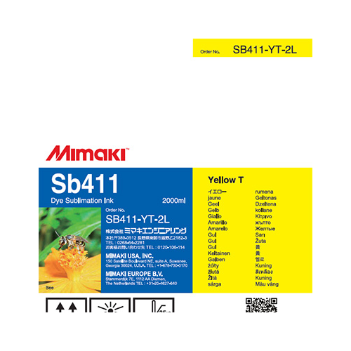 Sublimation transfer ink Sb421 2L pack Yellow (SB411-YT-2L) - Asky ...
